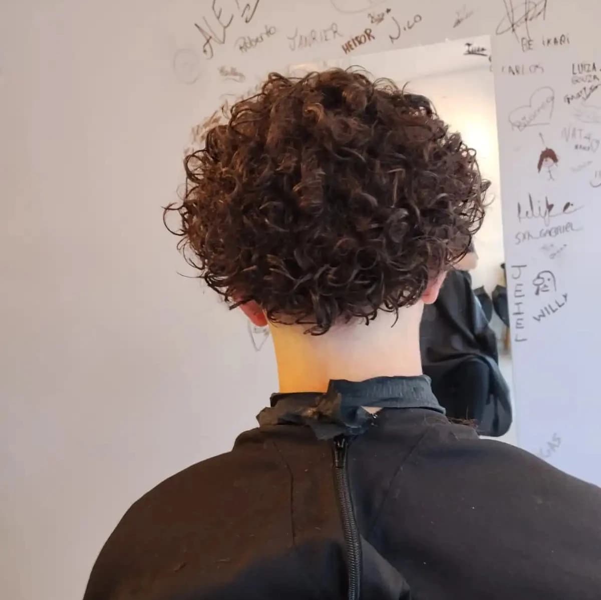 Corte masculino finalizado no Studio H, barbearia em Capinzal/SC