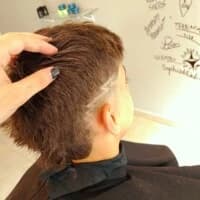 Corte freestyle com degradê no Studio H, barbearia em Capinzal/SC